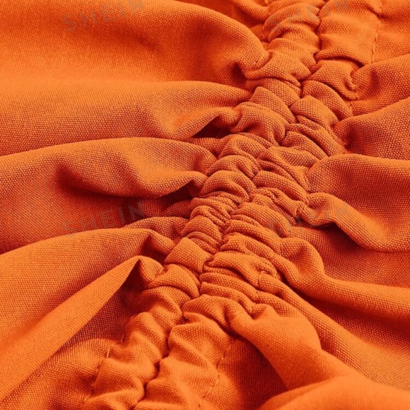 Plus Gorpcore Drawstring Waist Ruched Tie Side Skirt - Picture 3 of 4